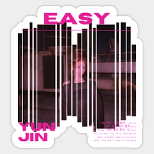 Yunjin Le Sserafim Easy Sticker